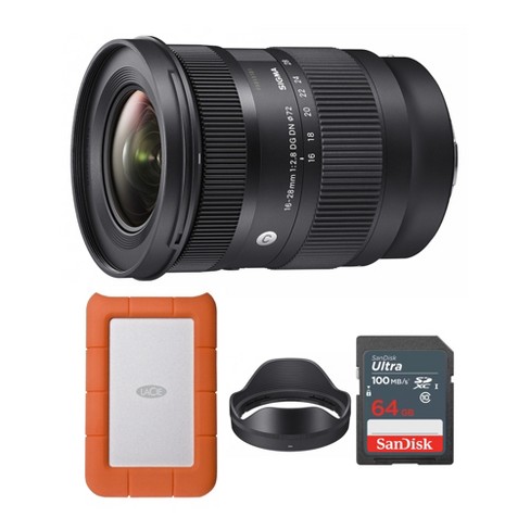 Sigma 16-28 mm F2.8 DG DN Lens for Sony E Mount Bundle