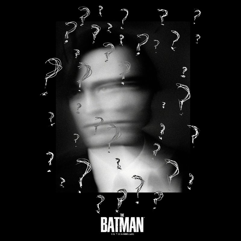 Men's The Batman Faded Who Is Batman? T-Shirt, 2 of 6