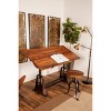 Industrial Teak Wood Console Table Brown - Olivia & May - image 2 of 4