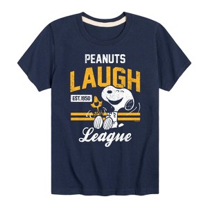 Boys' - Peanuts - Peanuts Laugh League Short Sleeve Graphic T-Shirt - 1 of 4