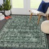 Vintage Area Rugs Washable Low Pile Non Slip Foldable Carpet for Living Room Bedroom Indoor Ultra Soft Retro Printed Distressed Rug - 3 of 4