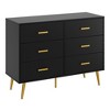 Dresser With 6 Drawers for Bedroom Storage Drawers Chest of Drawers - 3 of 4