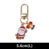 Unique Bargains Christmas Keychain Lobster Clasp Zinc Alloy 2.2" 1 Pc - 2 of 3
