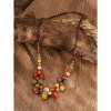Boho Colorful Ceramic Beads Necklace Bohemian Jewelry Gift for Women - 2 of 4