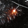 National Tree Company 6 ft. Black Slim Tree with String of Orange Lights - 3 of 4