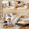 Infurnic Baby Activity Gyms, Kids Slide with Extra Slide Track, Independent Slide for Bed or Sofa, Easy to Assemble, Yellow, 16.9"*23.6"*28.7" - 2 of 4