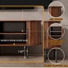 TV Stand with Power Outlet, Entertainment Center for TVs up to 47 Inch, Adjustable Shelves - 2 of 4