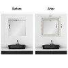 Amanti Art Mirror Makeover Bathroom Mirror Frame Border Kit - Fully Assembled Peel and Stick Frame - Mirror NOT Included - Parlor Trim - 4 of 4