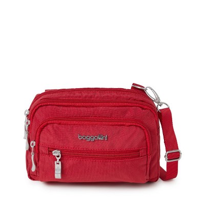 baggallini Women's Triple Zip Bagg Small Crossbody Bag