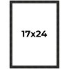 PosterPalooza | 17x24 Thin Barnwood Picture Frame, UV Acrylic, 2 Finishes - Grey and Black - 2 of 4
