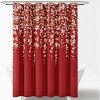 Ruso Weights Elegant Floral Design Shower Curtain - 3 of 4