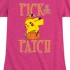 Girls' - Pokémon - Pick of the Patch Fitted Short Sleeve Graphic T-Shirt - 2 of 4