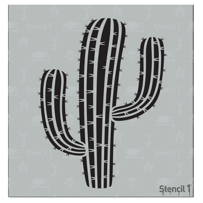Stencil Cactus 5.75" x 6" - Stencil1, Inc.