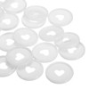 Unique Bargains Plastic DIY Notebook Planner Heart Book Binding Discs 22 Pcs - 4 of 4