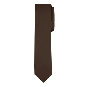 Jacob Alexander Men's Solid Color 2" Skinny Neck Tie - 1 of 4