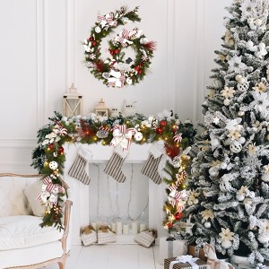 9ft Rattan Vine - PVC Rattan Vine, PE Rattan Vine, Cloth Rattan Vine, Metal Rattan Vine, Rattan Vine with Light - 1 of 4