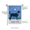 Evergreen Wag More, Bark Less Garden Burlap Flag 12.5 x 18 Inches Indoor Outdoor Decor - 3 of 4