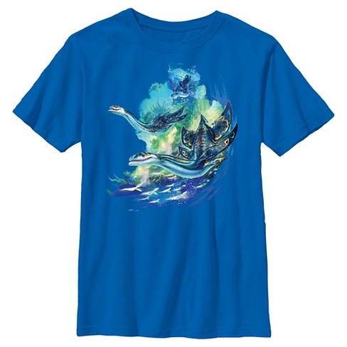 Boy's Avatar: The Way Of Water Ilus Portrait T-shirt - Royal Blue ...
