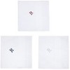 Men's Cotton Monogrammed Handkerchiefs Initial Letter Hanky - image 3 of 3