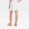 Girls' Lace Trim A-Line Mini Skort - art class™ - 2 of 3