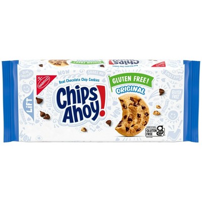 CHIPS AHOY! Original Crunchy Gluten Free Chocolate Chip Cookies, 9.31 oz, Pack of 2