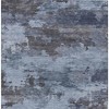 HomeRoots 8' X 10' Blue And Charcoal Abstract Washable Indoor Outdoor Area Rug - 4 of 4