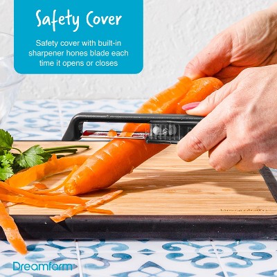 Dreamfarm Kitchen Cutting/Slicing Set– Nocutu, Bishears, Sharple– Mandoline w/ Flexible Finger Guard 2-in-1 Scissors & Bone Cutter Herb Stripping — фото 6