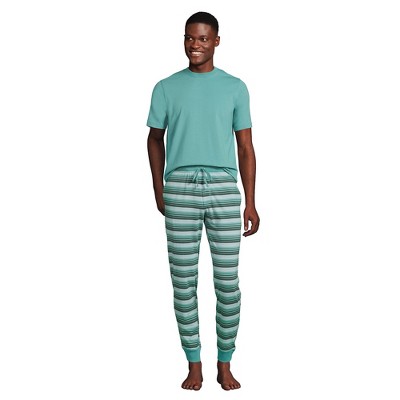 Men's Micro Flannel Jogger Pants + Henley T-shirt Pajama Set 2pc -  Goodfellow & Co™ Blue S : Target