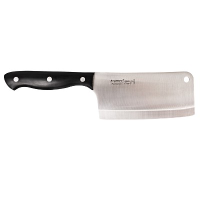 Choice 8 Stainless Steel Cleaver with Black Handle