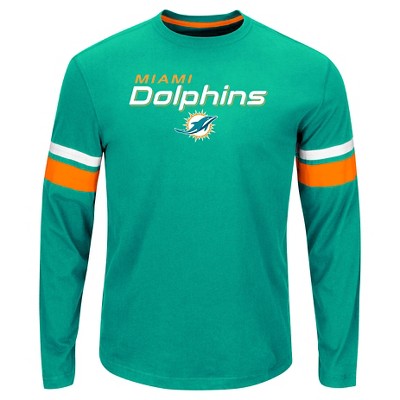miami dolphins mens long sleeve shirt