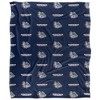 Gonzaga University Logo Pattern Silky 50x60 Blanket, 1 Sided - 2 of 4