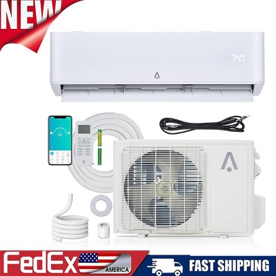 9000 BTU 19 SEER Ductless Mini Split Air Conditioner & Heat Pump Inverter AC