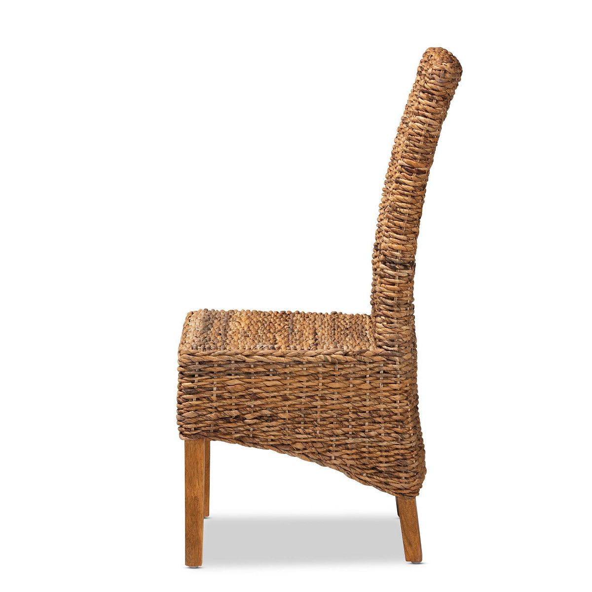 Trianna Abaca Wood Dining Chair Natural/Brown - bali & pari - thumbnail 3