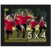 PosterPalooza | Photo Size Simple Black Picture Frame - UV Acrylic, Foam Board Backing, Hanging Hardware - 2 of 4