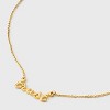 Beloved + Inspired 14K Gold Dipped "Trust" Pendant Necklace - Gold: Lobster Claw Clasp, Brass Material, 16" Length - 4 of 4