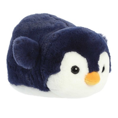 Aurora Pompom Penguin 6 Brights Blue Stuffed Animal : Target