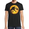 Jurassic World Men's Dominion Glowing Dinosaur Adult  Short Sleeve T-Shirt - 2 of 4