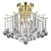Elegant Lighting Amelia Collection Flush Mount D16in H12in Lt:3 Gold Finish - 3 of 3