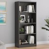 Sevobal Decorarive Bookshelf Freestanding Tall Bookshelf Adjustable Shelves for Home Office, Gray, 24.4"*11.6"*55.9" - 2 of 4