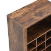 TIRAMISUBEST A shoe cabinet with 2 flip-top drawers - Mobile Lateral Filing Cabinet, Locking Wheels, Adjustable Shelf - 4 of 4