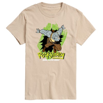Men's - Teenage Mutant Ninja Turtles - Rocksteady Character Short Sleeve Graphic T-Shirt