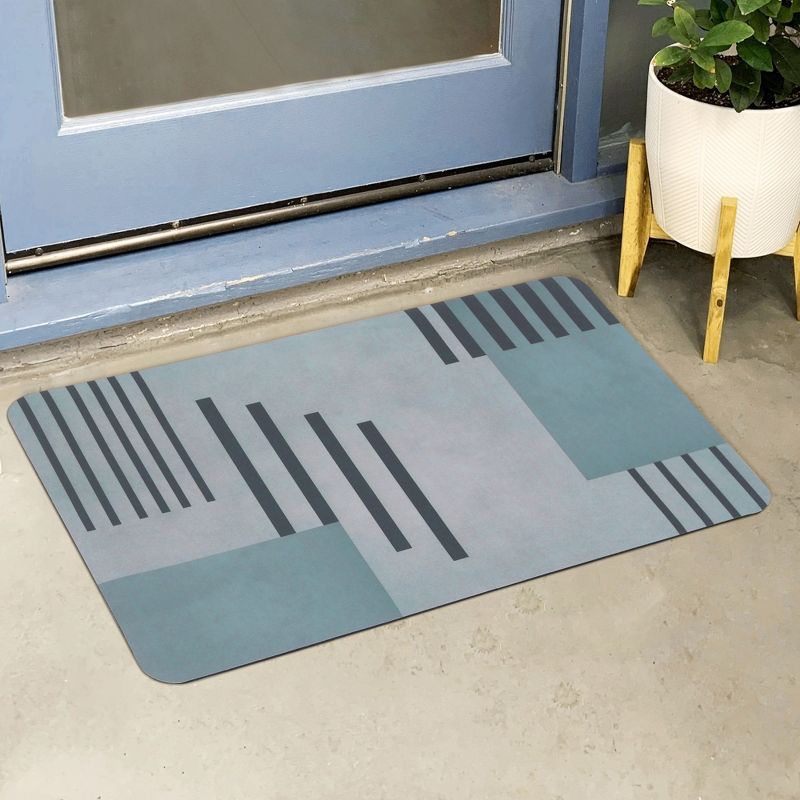 Unique Bargains Outdoor All Weather Resistant Washable Porch Decorations Shoe Mat Doormat, 2 of 7