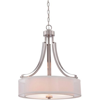 Minka Lavery Minka Parsons Studio 20 1/2" Wide Brushed Nickel Drum Pendant Light