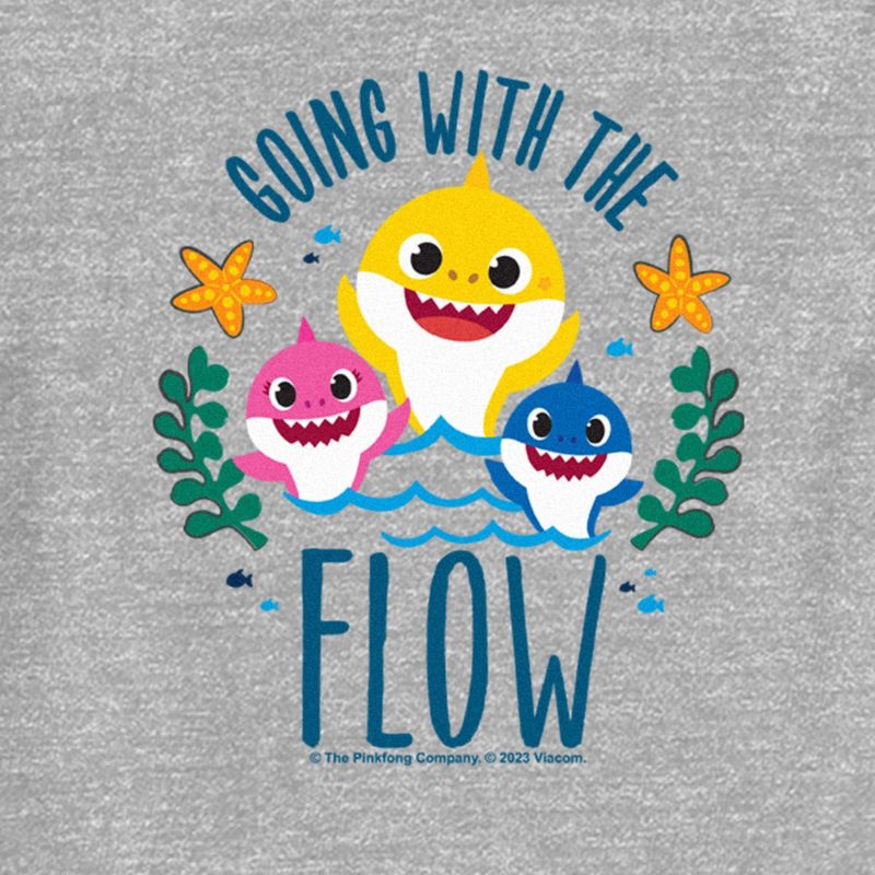Toddler's Baby Shark Going With the Flow T-Shirt, 2 of 4