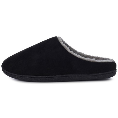 Alpine Swiss Mens Memory Foam Clog Slippers Blk 10 : Target