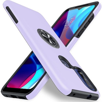 Entronix Case Compatible with Moto G Pure - 360° Circular Ring Gripstand