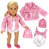 Sophia’s Gymnastics Leotard & Nylon Jacket for 18" Dolls, Pink - 3 of 3