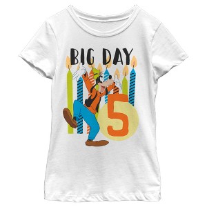 Girl's Disney Goofy 5th Birthday T-Shirt - 1 of 4