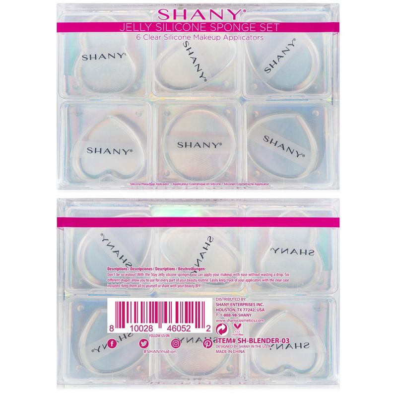 SHANY Stay Jelly Silicone Makeup Blender Sponge Set  - 6 pieces, 3 of 9