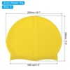 Unique Bargains Silicone Waterproof Non-Slip Adult Swimming Caps 2 Pcs - 2 of 4
